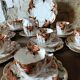 Antique Art Deco Melba China England tea set for 8