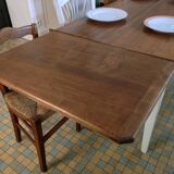 Farmhouse table with extensions