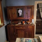 Restored solid wood Art Deco sideboard