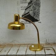 golden desk lamp by josef brumberg sundern (jbs) from the 60s