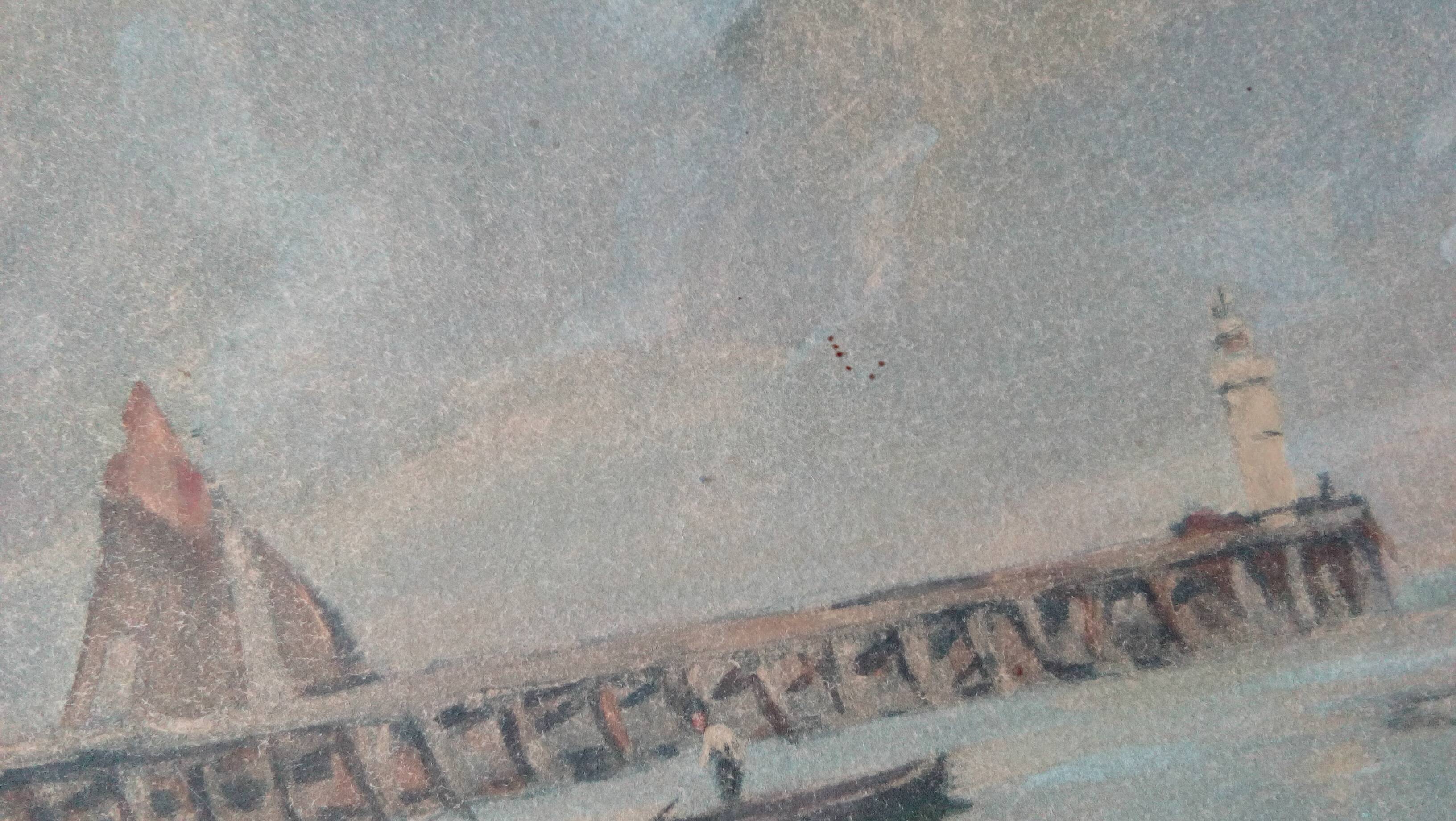 Marine lithograph reproduction table