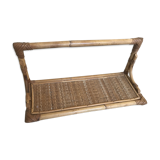 Vintage rattan shelf