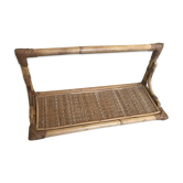 Vintage rattan shelf
