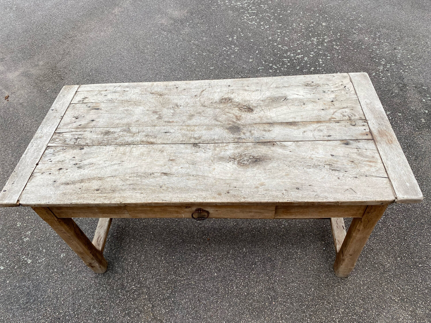 Walnut farmhouse table