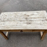 Walnut farmhouse table