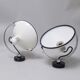 Paire d'appliques Luna Bi Philips Années 70