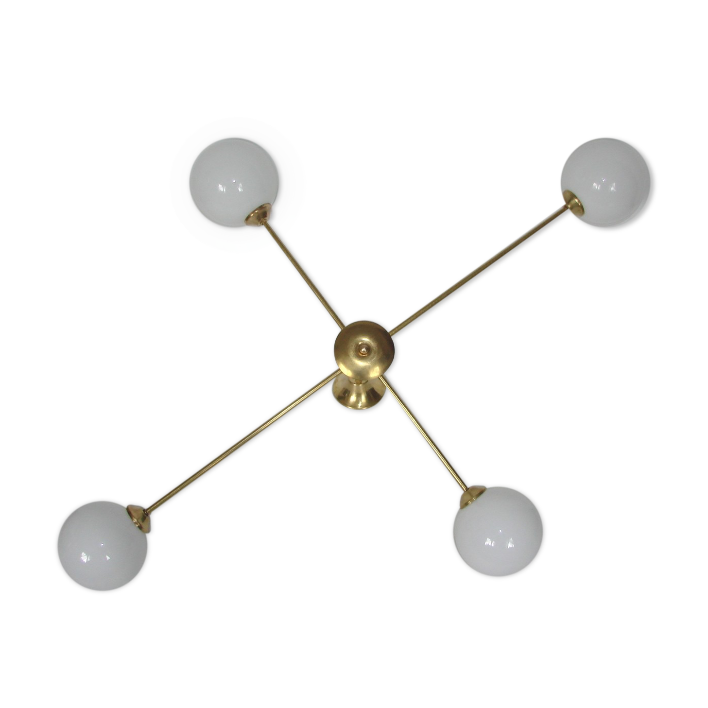 Minimalist chandelier, 1970s