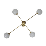 Minimalist chandelier, 1970s