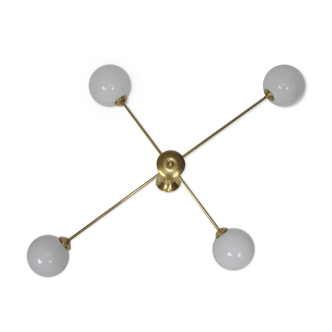 Minimalist chandelier, 1970s