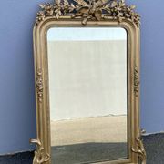 Napoleon III mirror with bird pediment 112 x 67