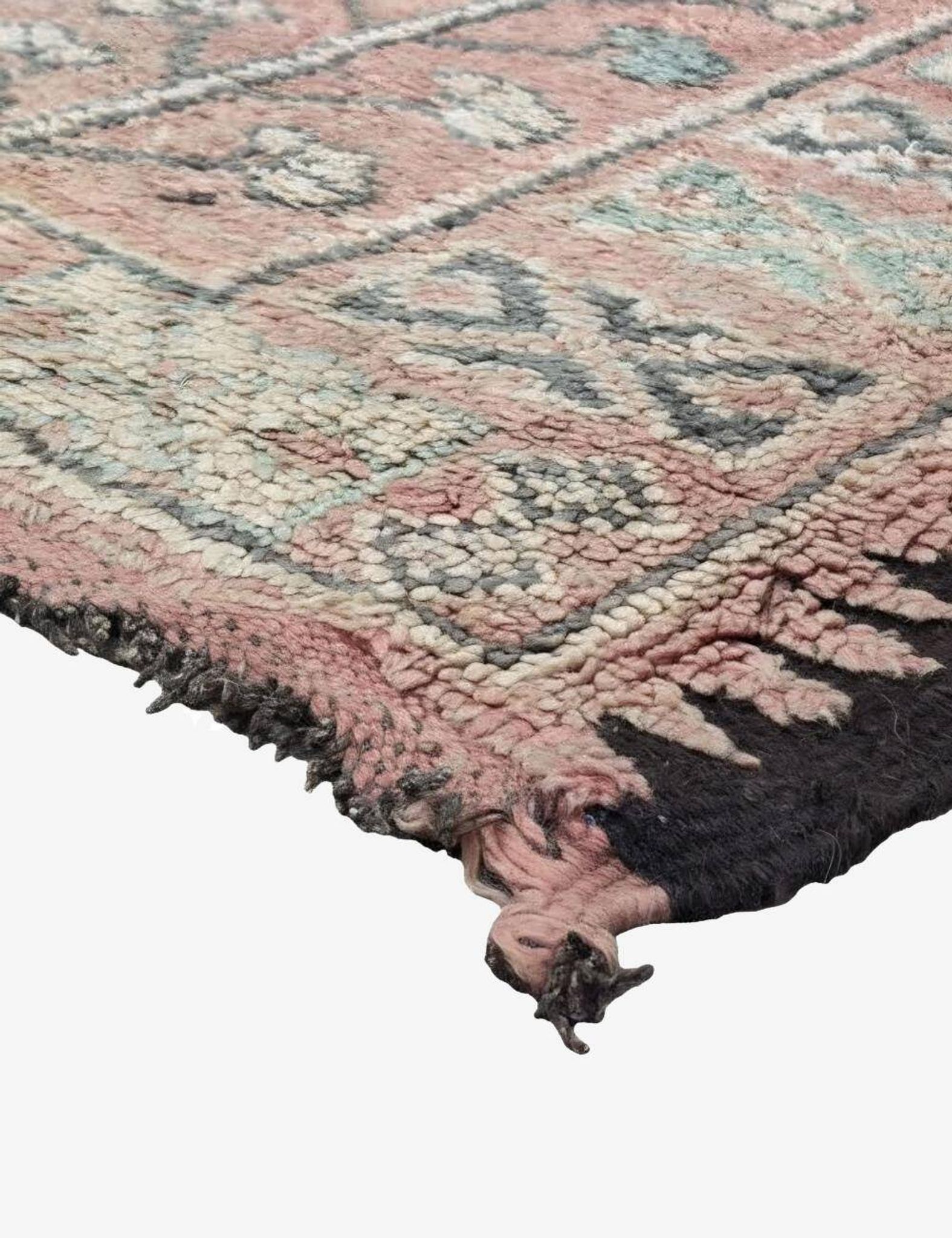 Tapis rose vintage - 370 x 170 cm