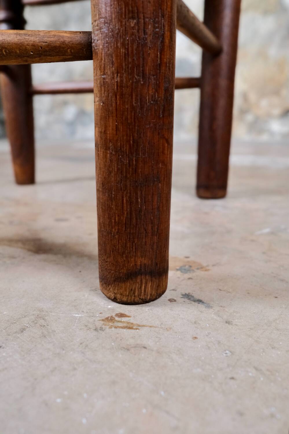 Pair of folk art chairs, France, mid-20th century