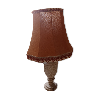 Reconstituted stone lamp