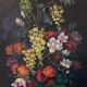 Oil on canvas by Picquet still life bouquet of flowers 1930