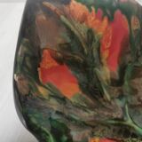 Vintage glazed ceramic trinket bowl