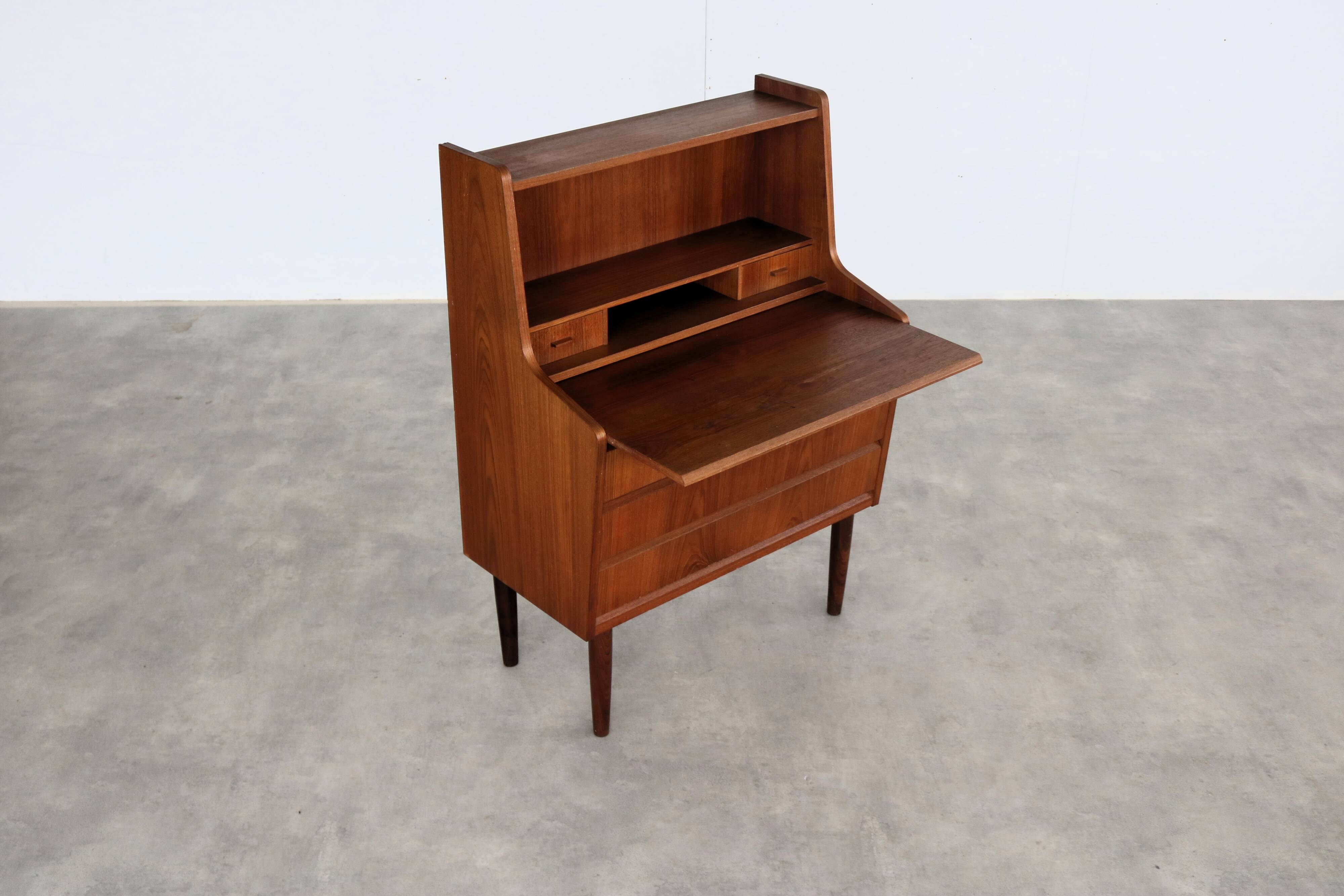 secrétaire vintage | teck | années 1960 | danois