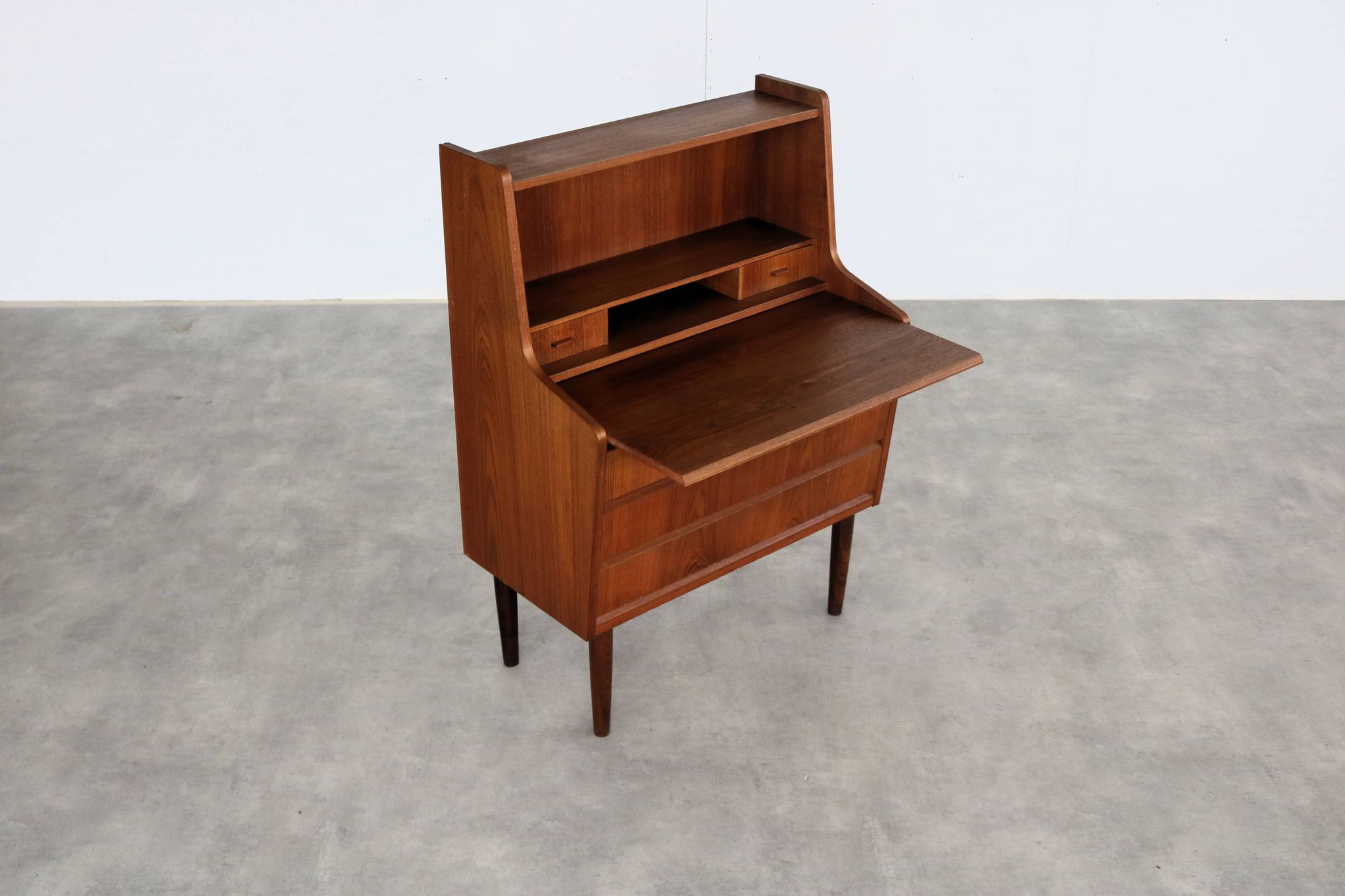 secrétaire vintage | teck | années 1960 | danois