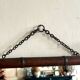 Miroir en bois forme bambou