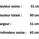 Set of 4 leather Chesterfield dining chairs