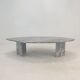 Italian marble leaf shape coffee table, 1980's
