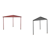 Pair of French Mid Century Triangle Tables by Mathieu Matégot, 1950s