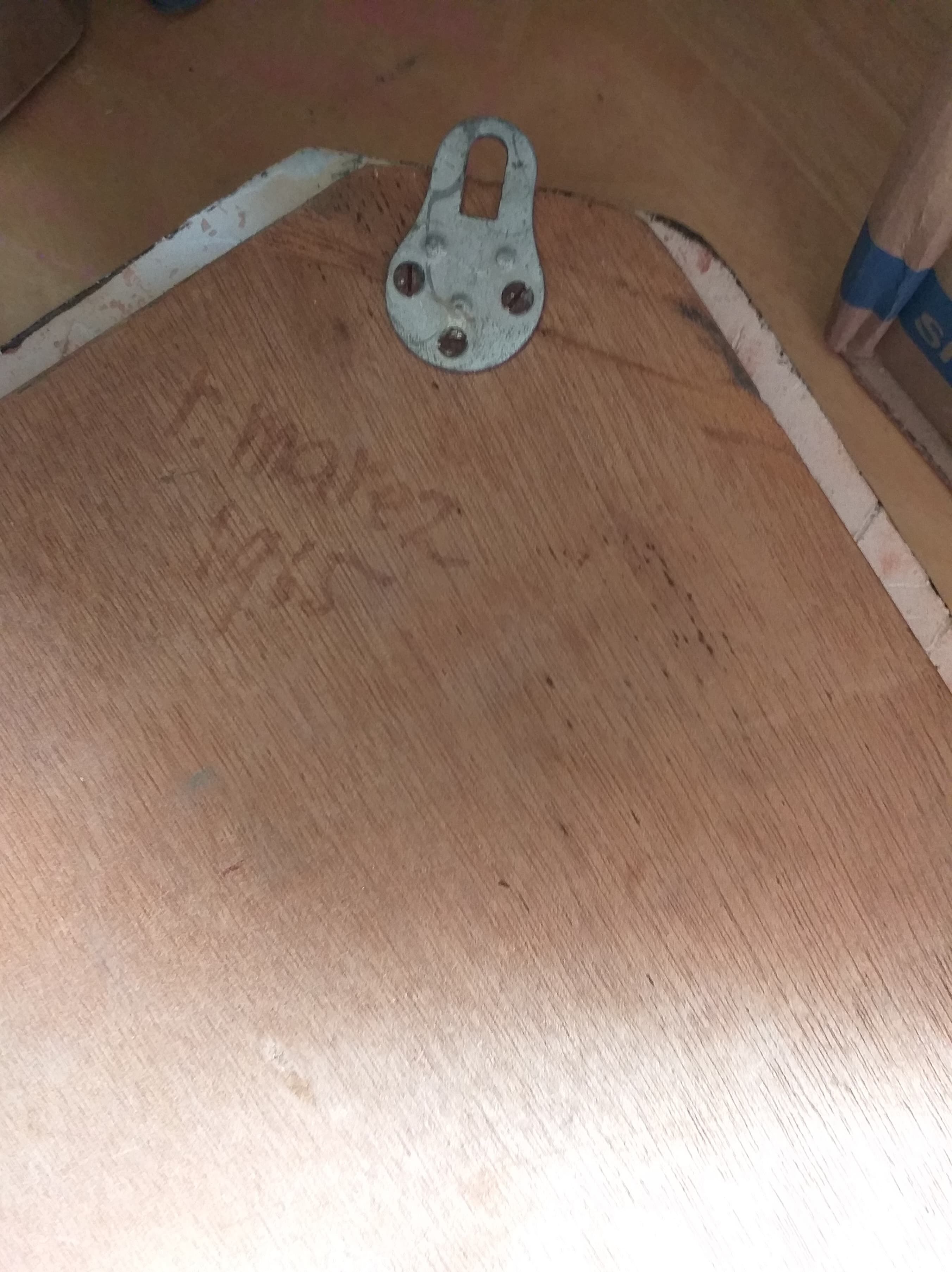 Vintage ceramic mirror - 41x42cm