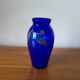 Small cobalt blue glass vase