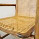 Vintage Wooden Cane Armchair by Branko Ursic: Mid-Century Lounge Chair