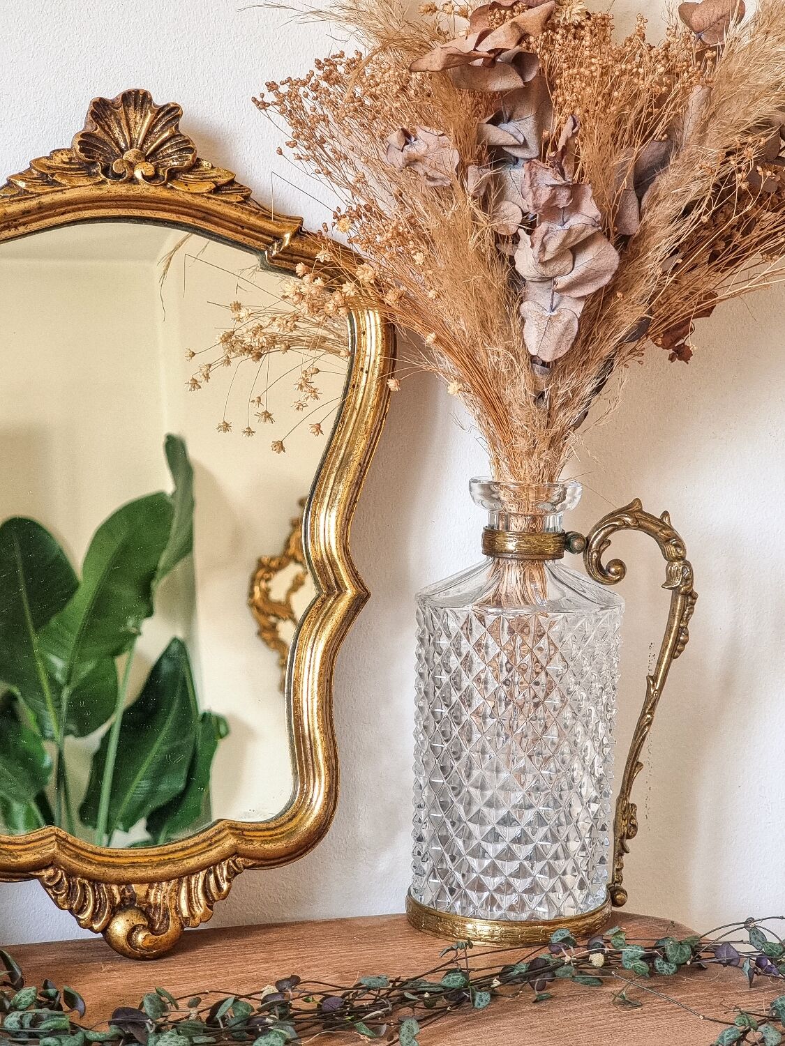 Small baroque mirror louis xv style