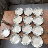 22 plates Lutece Longchamps