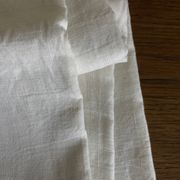 Linen sheet, reserve of antique trousseau, new with openwork and BL modernist L180
