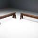 Brutalist Folk Art Benches, France, 19th Century