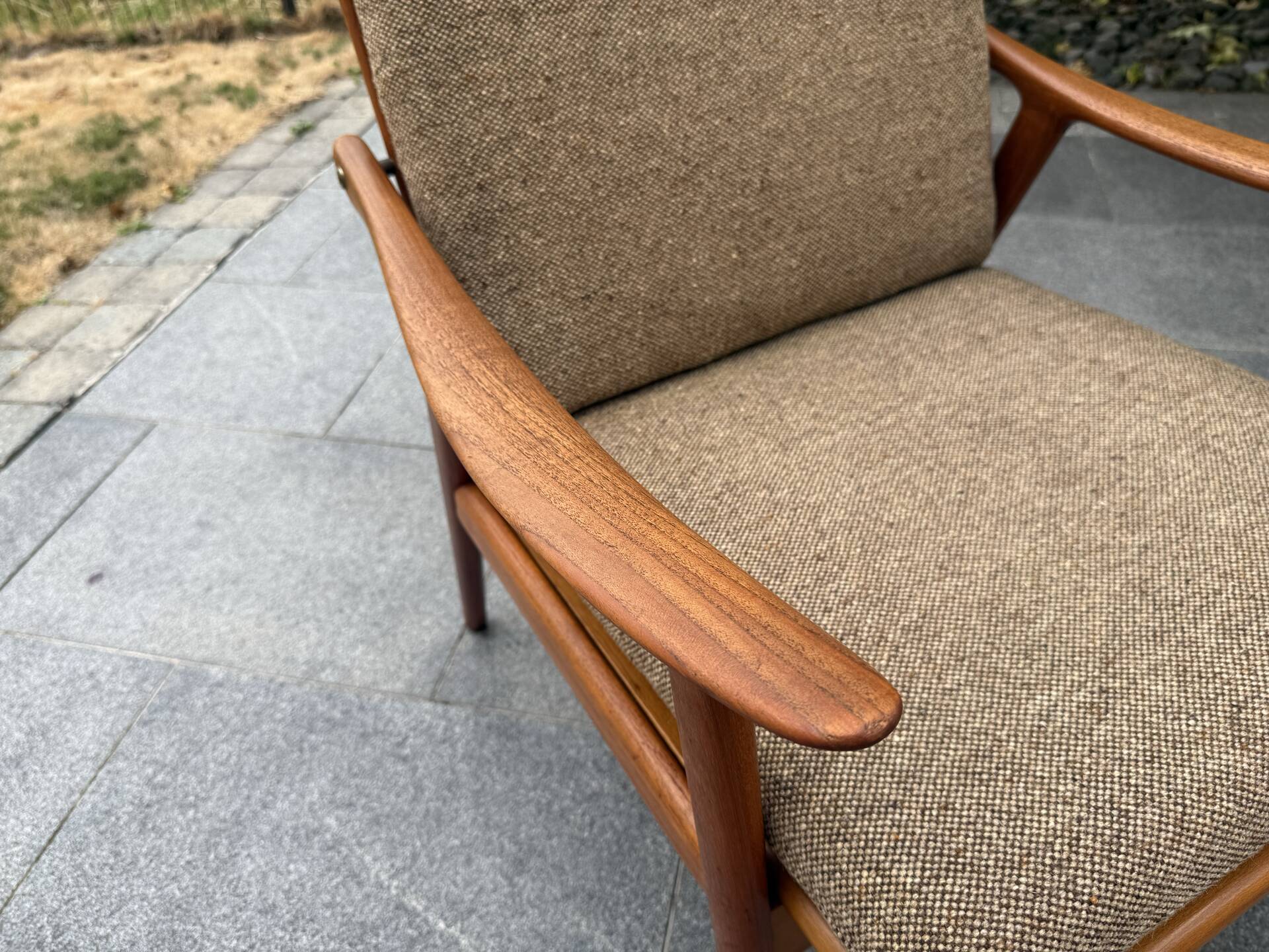 2 Scandinavian armchairs Fredrik Kayser 1960