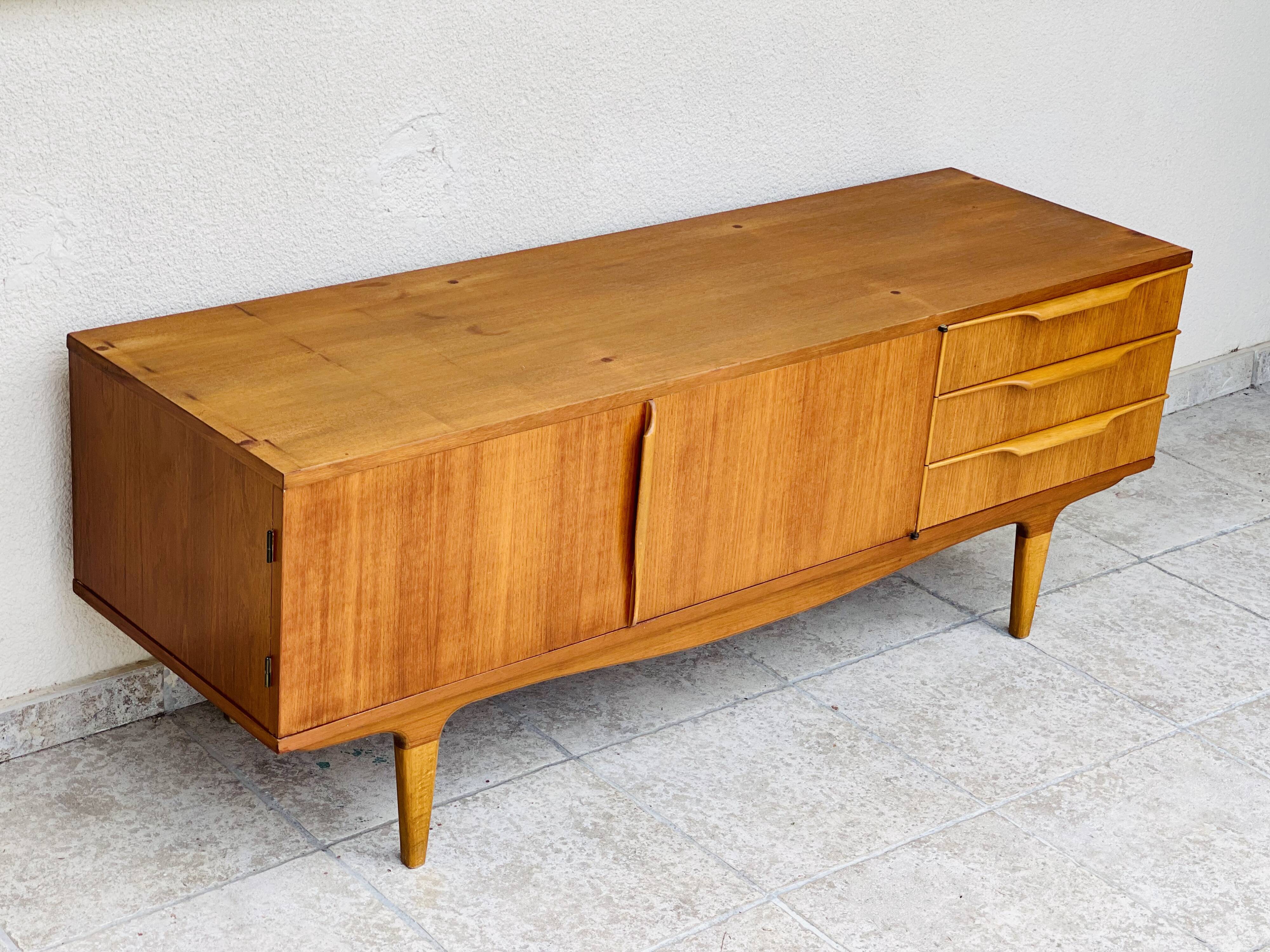 Scandinavian teak row