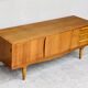 Scandinavian teak row