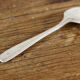 12 silver metal ice spoons, Ercuis