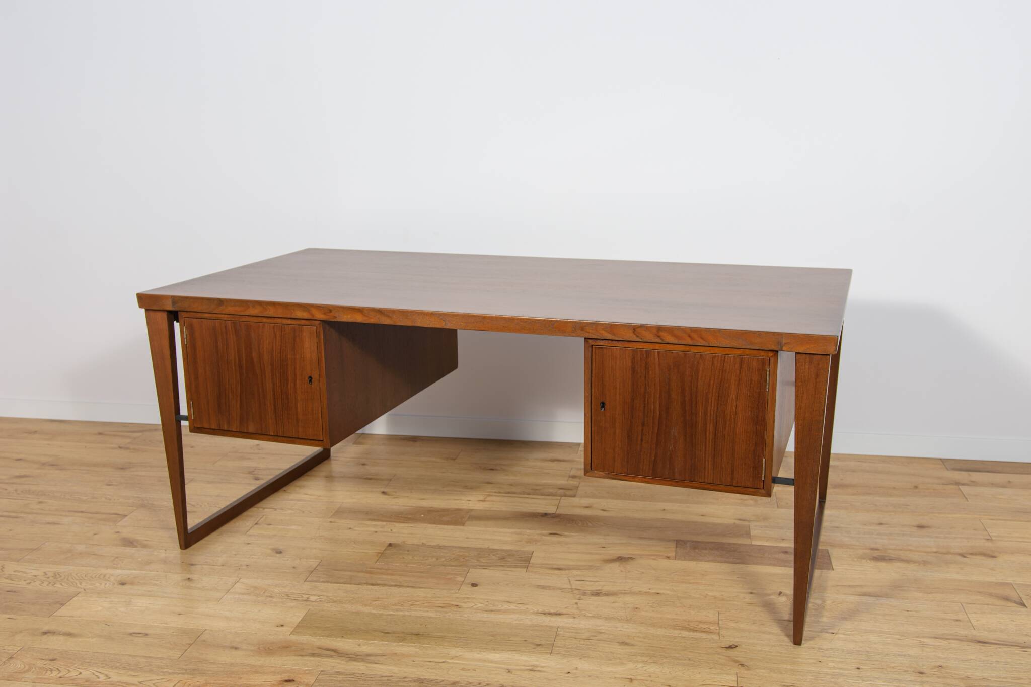 Model 70 desk in teak by Kai Kristiansen for Feldballes Møbelfabrik, Denmark, 1960s