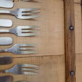 12 antique cake forks