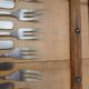 12 antique cake forks