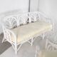 Bleached rattan living room