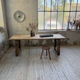 1950s pine farmhouse table 220cm