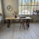 Table de ferme travail pin 1950 220cm