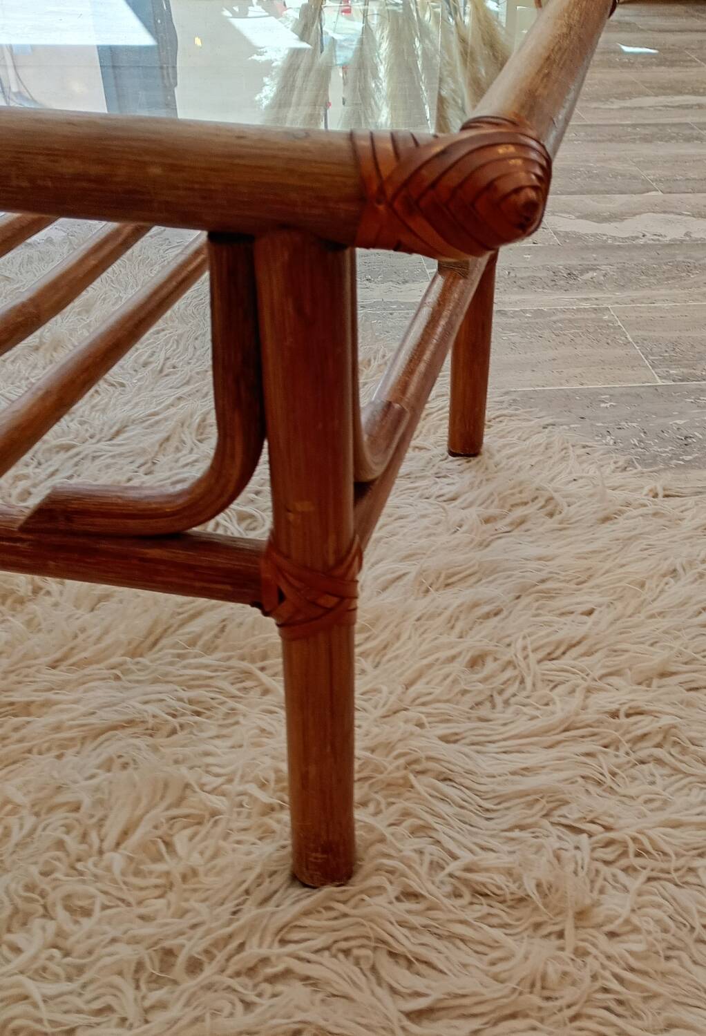Bamboo coffee table