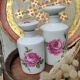 Antique white porcelain bottles
