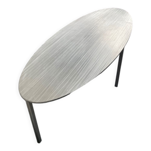 Table basse ovale Maòli - alu