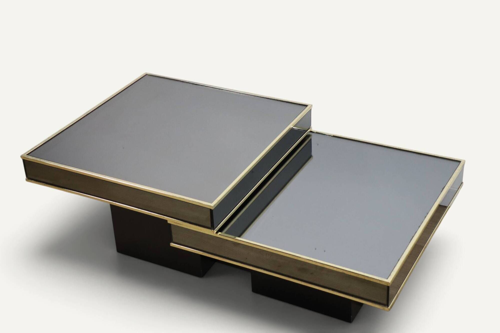 Modular coffee tables edition Cidue, by Willy Rizzo from the 1970s.