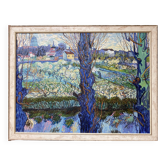 Huile sur toile vue du Brabant