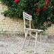 Ensemble d'assises  de jardin 4 fauteuils et 1 chaise - en bois