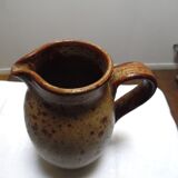 Old stoneware pitcher