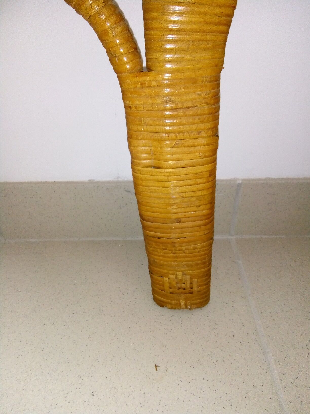 Vintage rattan headboard 160